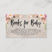 Bohoブックリクエストカード挿入ビジネスカードサイズ エンクロージャーカード (正面)