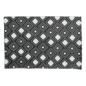 Bohoブラックトライバル幾何パタアステカーン 枕カバー (正面)