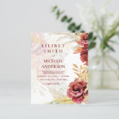 BOHOブルゴーニュバラパンパスグラス結婚ズ (スタンド正面)