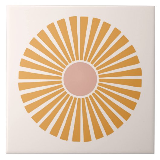 Bohoブロックフローラ タイル (正面)