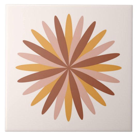 Bohoブロックフローラ タイル (正面)