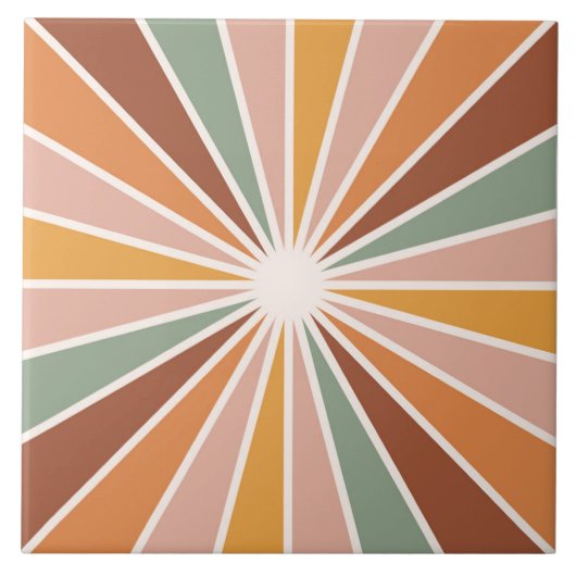 Bohoブロックフローラ タイル (正面)