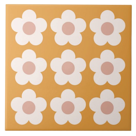 Bohoブロックフローラ タイル (正面)