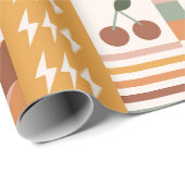 Bohoブロックフローラ ラッピングペーパー (ロールコーナー)