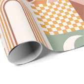 Bohoブロックフローラ ラッピングペーパー (ロールコーナー)