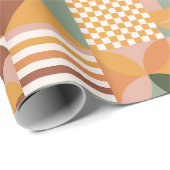 Bohoブロックフローラ ラッピングペーパー (ロールコーナー)