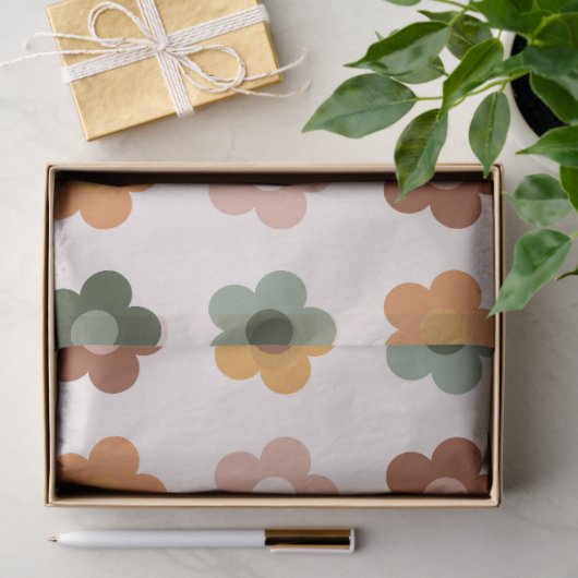 Bohoブロックフローラ 薄葉紙 (ギフト)