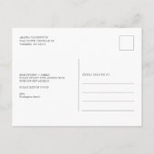 Bohoプラント引っ越しました所在地の変更 案内ポストカード (裏面)