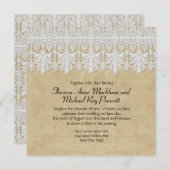 BOHOプリントバーラップnレースジプシーモダンモダンスタイル 招待状 (正面/裏面)