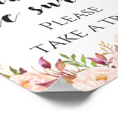 Bohoベビーは甘いトリートサイン ポスター (角)