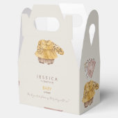 Bohoベビーガール服クリームベビーシャワー フェイバーボックス (オープン)