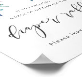 Bohoベビーシャワーおむつラッフルサイン夢キャッチャー ポスター (角)