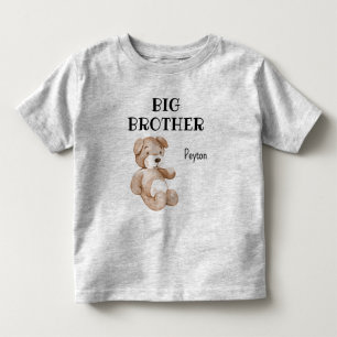 Bohoベビーシャワーかわいいビッグブラザー2Tへ5-6T トドラーTシャツ