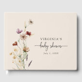 Bohoベビーシャワー ゲストブック (正面)