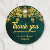 Bohoベビーシャワー |ブライダルシャワーありがとう フェイバータグ (正面)