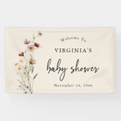 Bohoベビーシャワー 横断幕 (横)