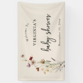 Bohoベビーシャワー 横断幕 (縦)