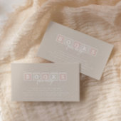 Bohoベビーブロックピンク本ベビー エンクロージャーカード