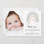 Bohoベビー写真誕生のお知らせ (正面)