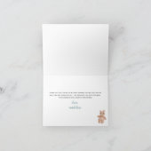 BOHOベビー服ボーイ サンキューカード (内部)