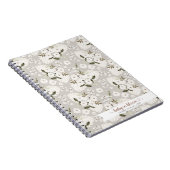 Bohoベビー開花文字からベビージャーナルへのメモ帳 ノートブック (右側)