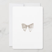 Bohoホットエアバルーン赤ちゃんシャワーサンキューカード 招待状 (裏面)