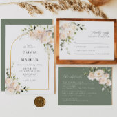 Bohoホワイトローズフローラ結婚アーチのテーブル番号