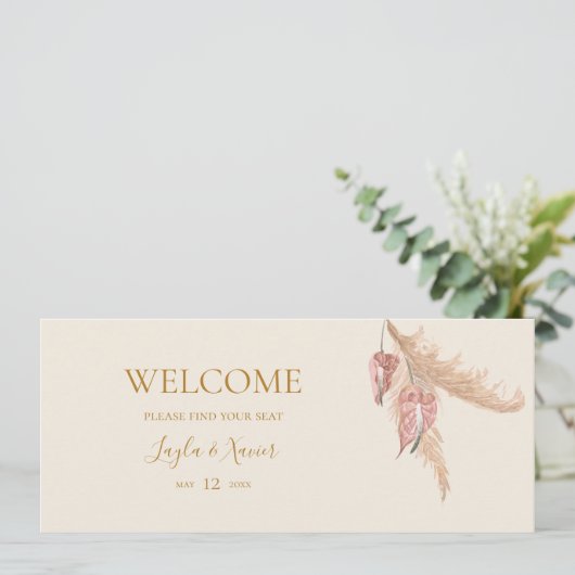 Bohoボタニカルアイボリーぶら下がったの座席図ヘッダー (スタンド正面)