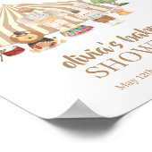 Bohoマジカルサファリサーカス赤ちゃんシャワーへようこそ ポスター (角)