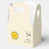 Bohoミニマリストこ来この太陽の赤ちゃんシャワー フェイバーボックス (オープン)