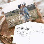 Bohoミニマリストの日付を保存モダン ポストカード<br><div class="desc">Save the Date Boho Minimalistフォトポストカードで愛の物語の本質を捉えモダンる。ミニマリズムとボヘミコンテンポラリーアンの魅力が融合したポストカードで、今後の予定を発表するのに最適な結婚選択肢だ。大切な婚約の写真を掲載し、大切な人が大切に思い出せる思い出。ミニマルデザインは、写真、名前、日付を簡潔結婚に表示しエレガントている。カード高品質ストックで作られた私たちのポストカードは単なる日付のリマインダーではなく、あなたのスタイルを反映する記念の物である。レイアウトモダンとボホのアクセントは、任意の受信者の冷蔵庫や掲示板に目立つ目を引くピースを作成する。Save the Date Boho Minimalistフォトポストカードのモダン送信は単なる告知ではな結婚く、あなたのラブストーリーの共有への招待である。スタイルと個人ユニークtouchを融合したハガキは、あなたの今後の音を設定結婚し、あなたの愛する人があなたの特別な日忘れを防ぐこと。共有スタイルとエレガンスであなたの喜びを。</div>