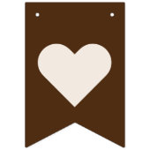 Bohoミニマリストベージュ歓迎ベビーシャワー バンティングフラッグ (第2の旗)