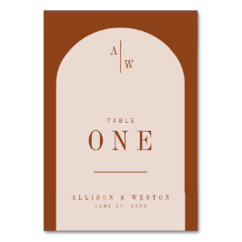 Bohoミニマリスト燃結婚焼オレンジのテーブル番号 テーブルナンバー