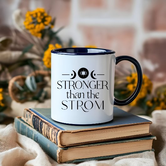 Bohoミニマリスト白黒ムーン肯定 マグカップ