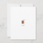 BohoミニマリストVasesイニシャル結婚ズ セーブザデート (裏面)