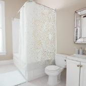 Bohoミニマルなマンダラシャワーカーテン シャワーカーテン (インサイチュ)