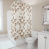 Bohoミニマルなマンダラシャワーカーテン シャワーカーテン (インサイチュ)