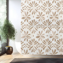 Bohoミニマルなマンダラシャワーカーテン シャワーカーテン