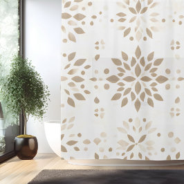 Bohoミニマルなマンダラシャワーカーテン シャワーカーテン