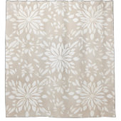 Bohoミニマルなマンダラシャワーカーテン シャワーカーテン (正面)