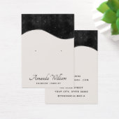 Bohoミニマルモダンリストブラックイヤリングディスプレイカード (デスク)