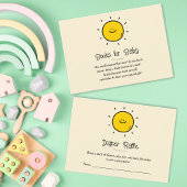 Bohoミニマル来リストこの息子の赤ちゃんシャワー エンクロージャーカード