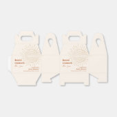 Bohoモダンここ来の息子の赤ちゃんシャワー フェイバーボックス (折り畳みなし)