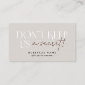 Bohoモダンフレンド割引クーポンカードを参照 紹介カード (正面)