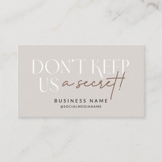 Bohoモダンフレンド割引クーポンカードを参照 紹介カード (正面)