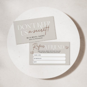 Bohoモダンフレンド割引クーポンカードを参照 紹介カード