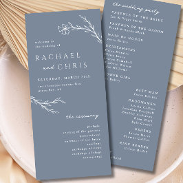 Bohoモダンフローラ概要Dusty Steel Blue