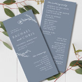 Bohoモダンフローラ概要Dusty Steel Blue