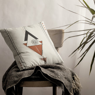 Bohoモダン抽象芸術16インチx 16インチDecor クッション