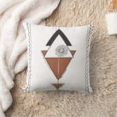 Bohoモダン抽象芸術16インチx 16インチDecor クッション (ブランケット)